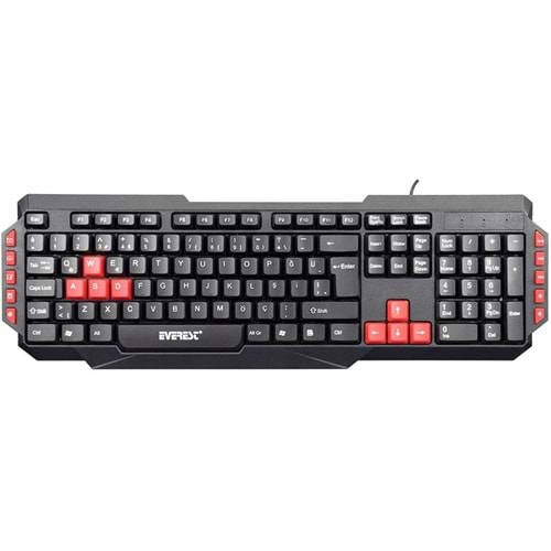 EVEREST ARMOR KB-G7 LED KABLOLU GAMING OYUNCU KLAVYE