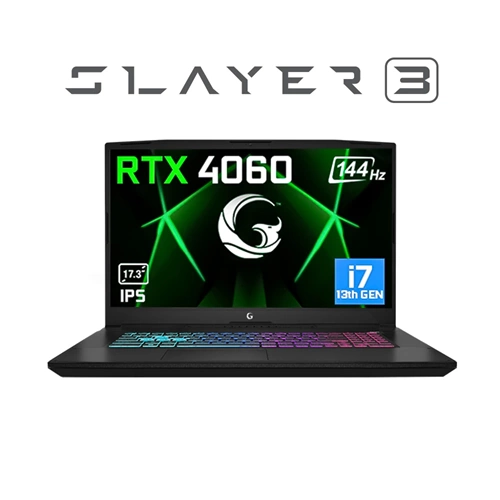 GAME GARAJ SLAYER3 7XL-4060V2 C1 INTEL CORE i7-13700H 16 GB RAM 1TB SSD 8GB RTX4060 17.3 INCH GAMING LAPTOP