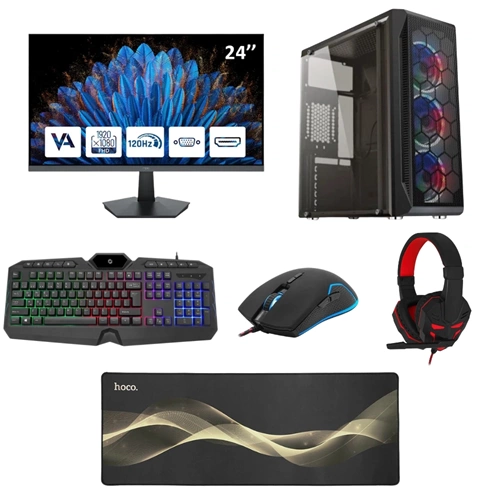 LANSMAN GAMING BUNDLE AMD RYZEN 5-5500 16 GB RAM 8 GB RTX3050 512 GB SSD 600W