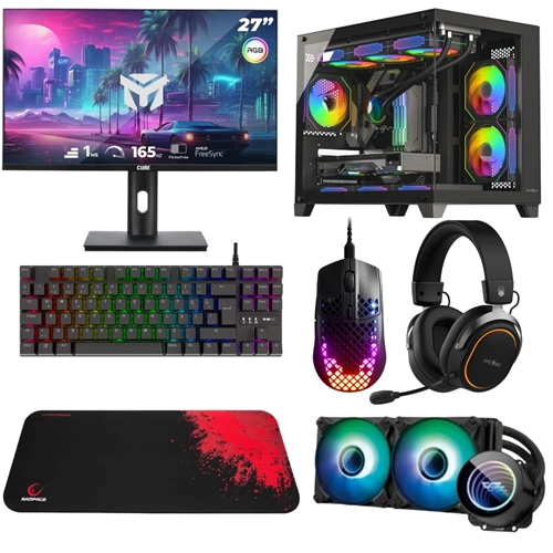 LANSMAN GAMING BUNDLE AMD RYZEN7-9700X 32 GB DDR5 RAM 16GB RTX5070Ti 1TB SSD 850W
