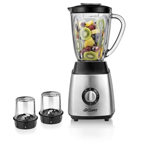 ARZUM AR1056 MAXIBLEND GLASS SÜRAHİ BLENDER INOX