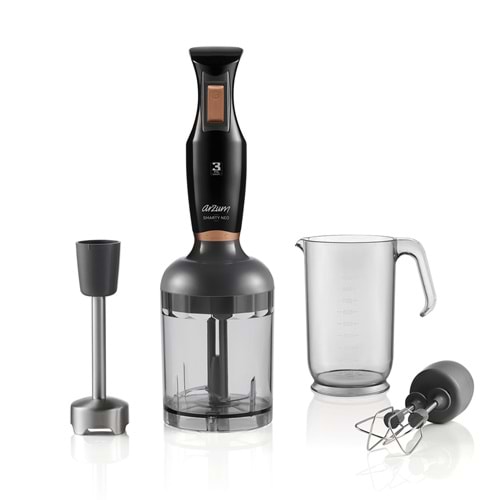 ARZUM 1108 SMARTY NEO EL BLENDER SETİ SİYAH