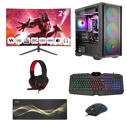 LANSMAN GAMING PC BUNDLE I5-13400F 16 GB DDR4 RAM 512 GB NVME SSD RTX 5060 650W 80+