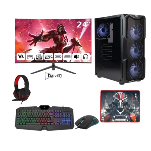 LANSMAN GAMING BUNDLE AMD RYZEN5-7500F 16 GB DDR5 RAM 8 GB RTX5060 512 GB SSD 650W