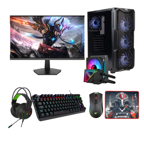 LANSMAN GAMING PC INTEL i7-12700KF/32 GB DDR5 RAM/1 TB NVME SSD/RTX 5060/650W 80+/27