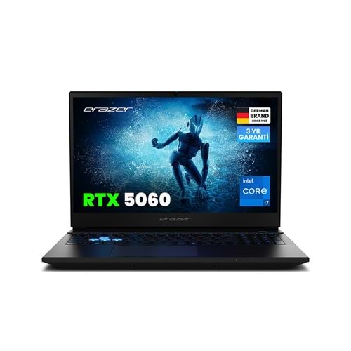 ERAZER DEPUTY 15 P1MD600004 i7-13620H 16GB RAM 1 TB SSD RTX 5060 15.6