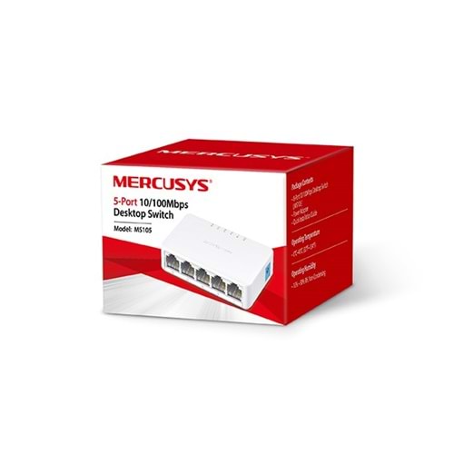 TP-LINK MERCUSYS MS105 5 PORT 10/100MNPS SWITCH