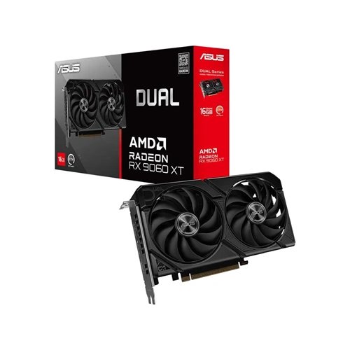 ASUS DUAL RX9060XT OC 16G 128 Bit 16GB RAM GDDR6 EKRAN KARTI