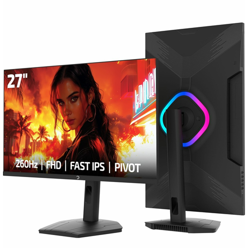 GamePower Lunis L60 27¨ 280Hz 0.5Ms Fast IPS FHD RGB Pivot Gaming Monitör