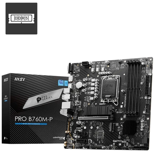MSI PRO B760M-P DDR5 6800 MHz (OC) M.2 MATX1700P ANAKART