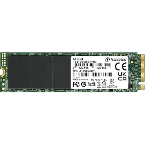 TRANSCEND 110S 512GB M.2 NVMe GEN3 x4 SSD