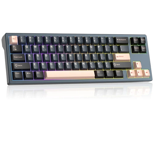 MAGEGEE CAPTAIN72 MANYETIK KABLOLU RGB HOT SWAP CNC SIYAH GAMING KLAVYE