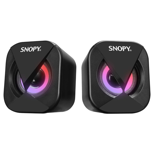 SNOPPY SN-83U MINI LED IŞIKLI SIYAH USB GAMING HOPARLÖR
