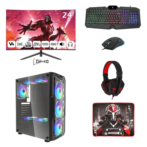 LANSMAN GAMING BUNDLE i5-12400F 16GB DDR4 512GB SSD 8GB RTX5050 FDOS 650W