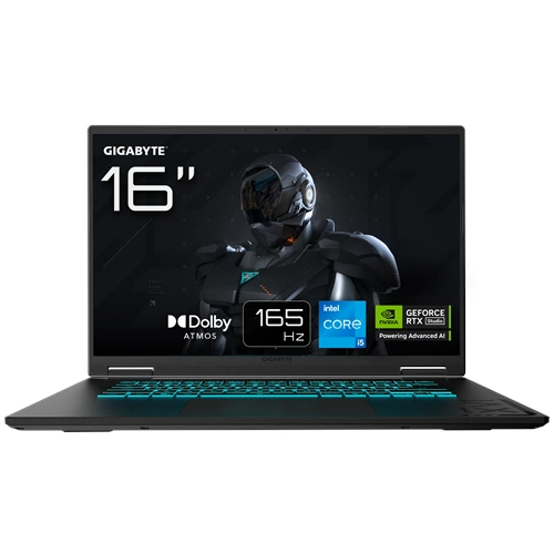 GIGABYTE A16 INTEL i5-13420H 16 GB DDR5 RAM 512 GB SSD 6 GB RTX 4050 16