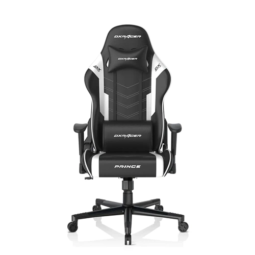 DXRacer P132 Yumuşak Yüzeyli Oyuncu Koltuğu Siyah/Beyaz