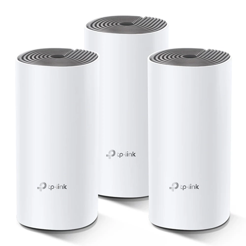 TP-Link DECO E4 3P AC1200 Mesh Router (Üçlü) Paket