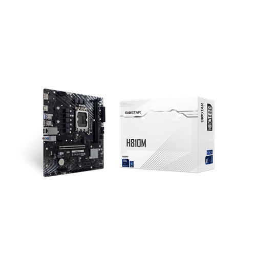 Biostar H810MT-E 2.0 Intel 1851P DDR5 6400 HDMI DP M2 mATX Anakart