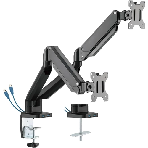 Twisted Minds TM-26 Çift Monitör Alüminyum Mekanik Yaylı USB Monitör Kolu