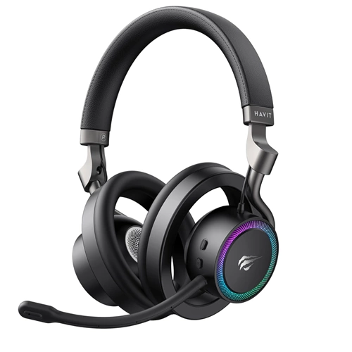HAVİT GAMENOTE FUXİ-H8 RGB KABLOSUZ GAMİNG KULAKLIK SİYAH