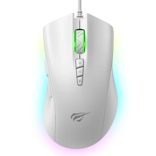 HAVİT MS1040 RGB PROGRAMLANABİLİR BEYAZ GAMİNG MOUSE