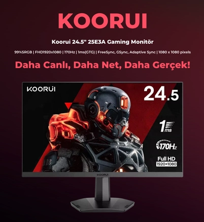 KOORUI 25E3A VA Panel 24,5