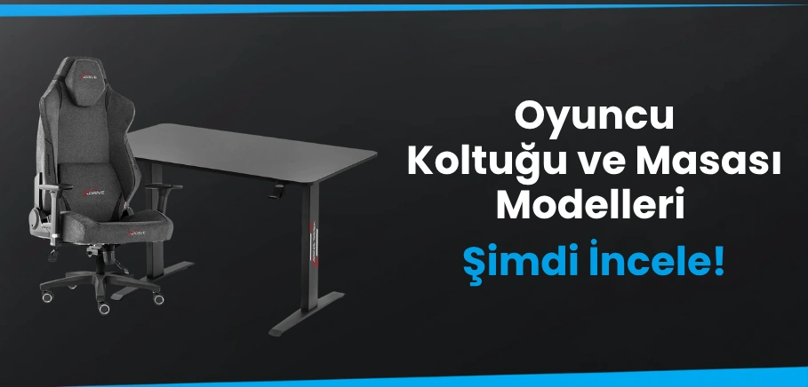 Oyuncu Koltuk Masa Modelleri ve Fiyatları | KKTC - Lansman Computer