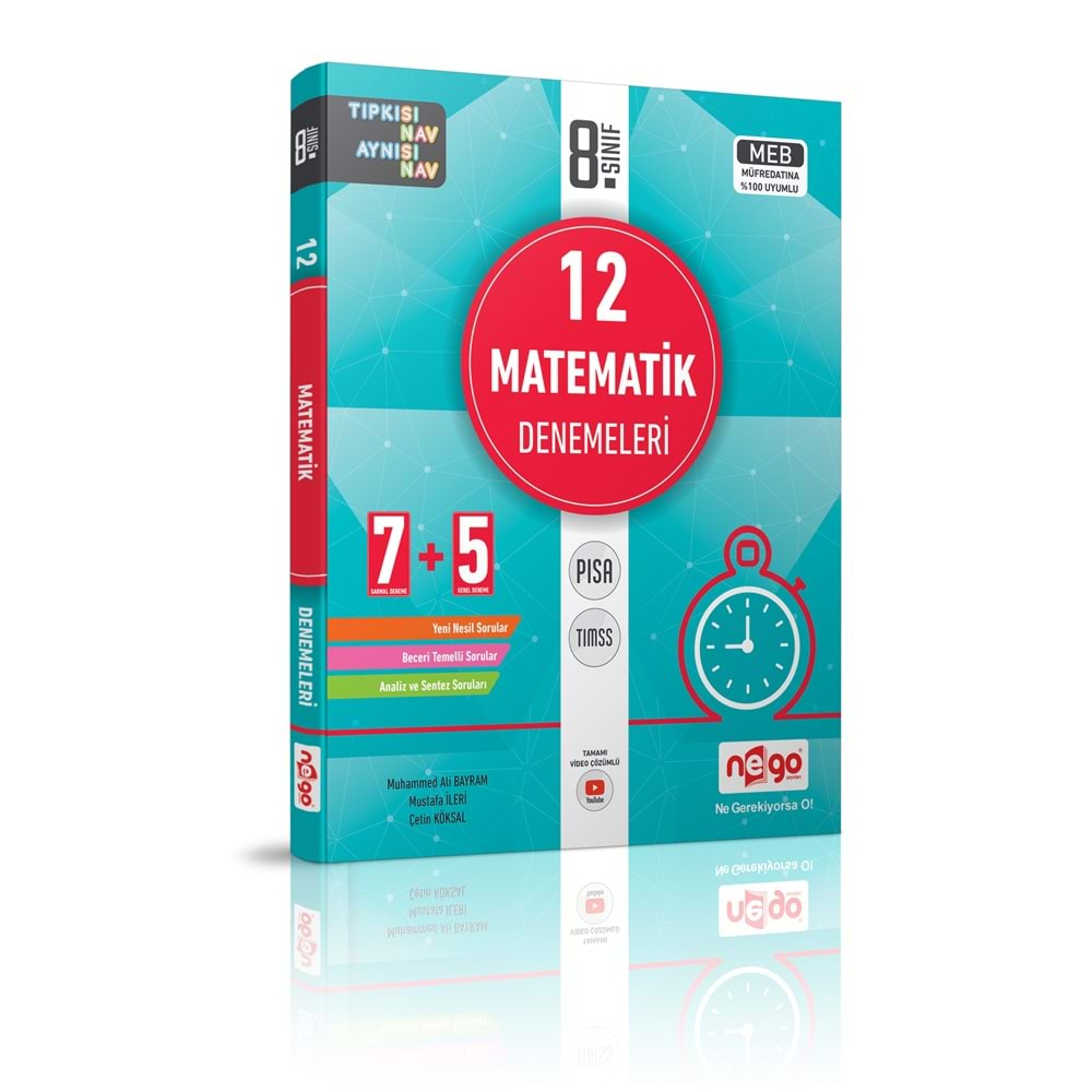 8.SINIF MATEMATİK 12 Lİ BRANŞ DENEME