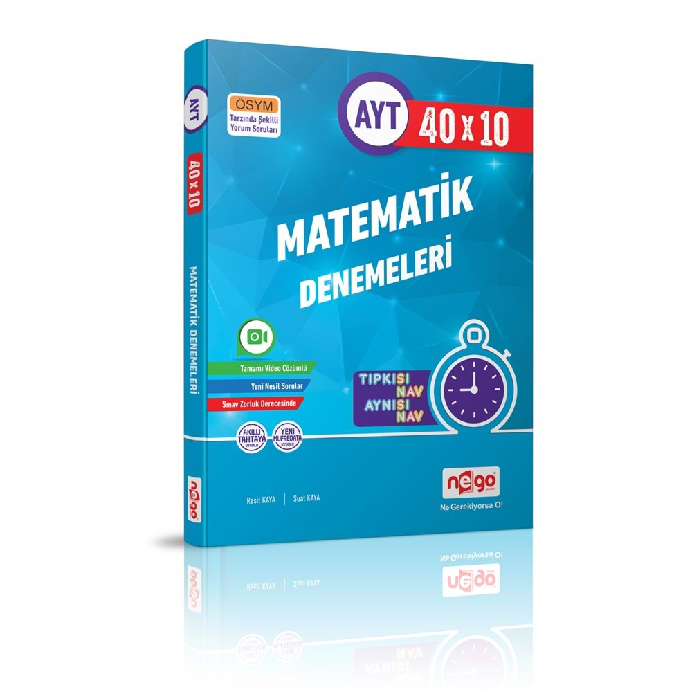 NEGO AYT MATEMATİK 10X40 BRANŞ DENEME