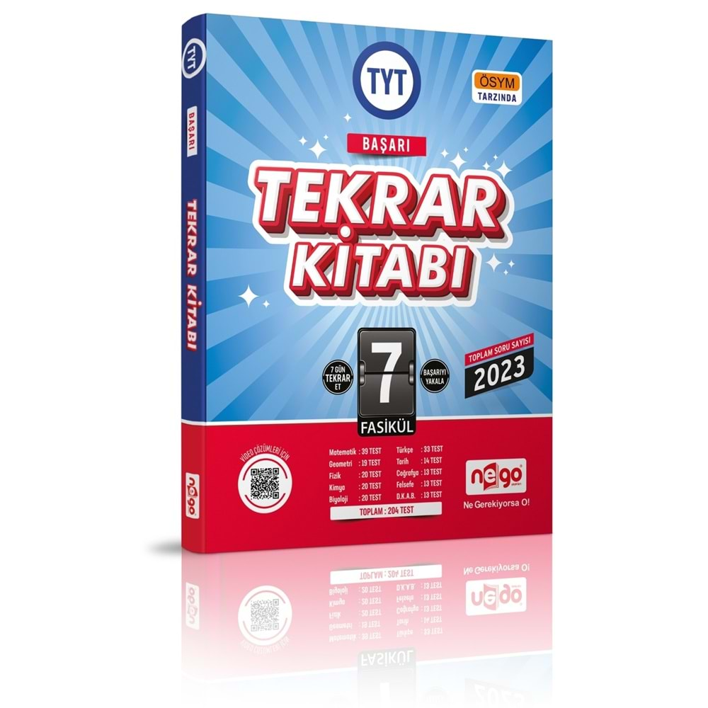 TYT BAŞARI TEKRAR KİTABI TEK KİTAP