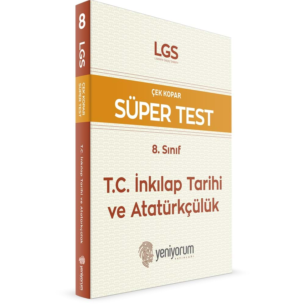 8.SINIF T.C İNKILAP TARİHİ VE ATATÜRKÇÜLÜK SÜPER TEST