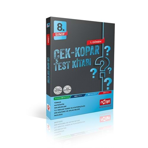 8.SINIF ÇEK KOPAR TEST KİTABI 1.DÖNEM