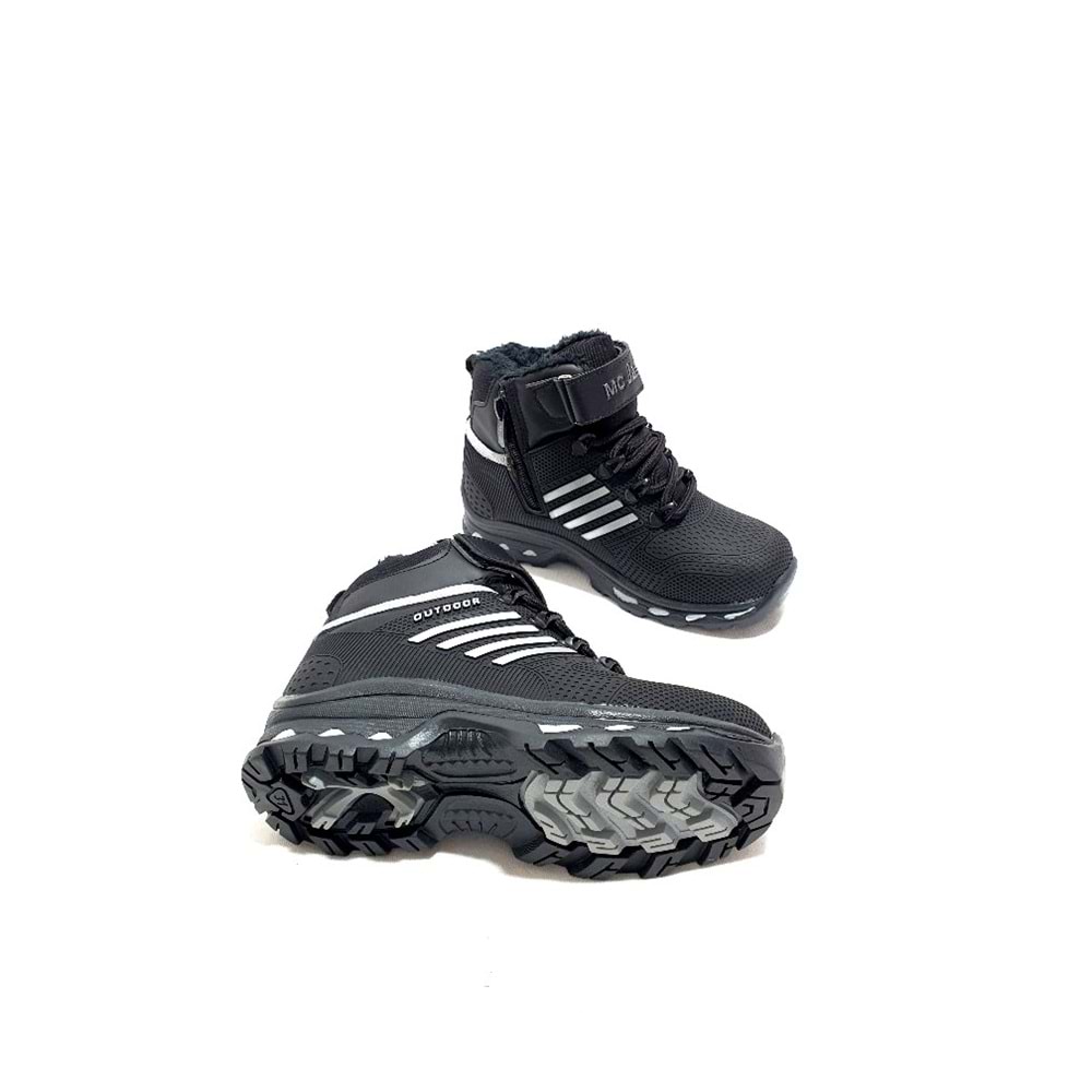 Kidessa 392 Anatomik Trekking Çocuk Bot - siyah gümüş - 33