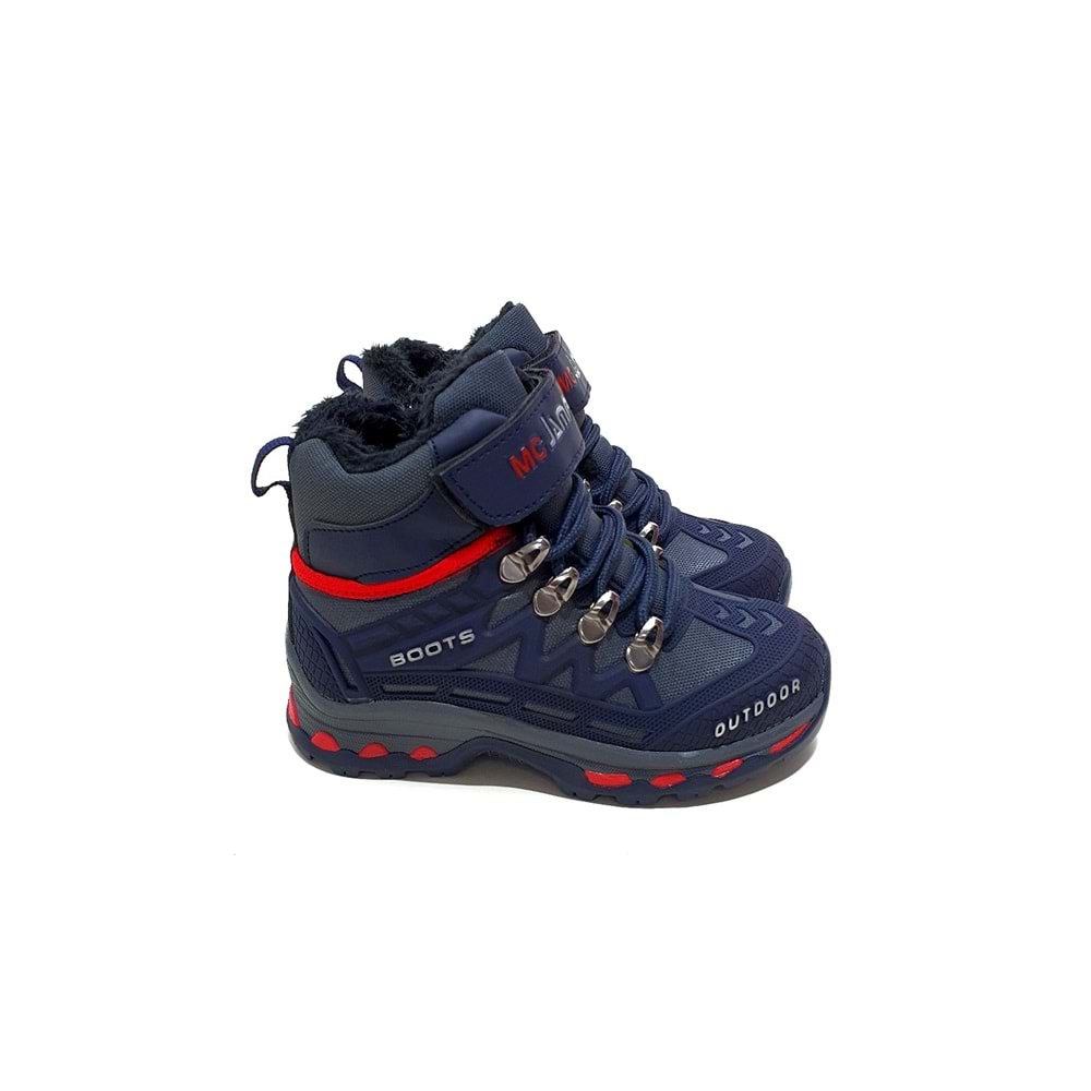 Kidessa 393 Anatomik Trekking Çocuk Bot - lacivert kırmızı - 29