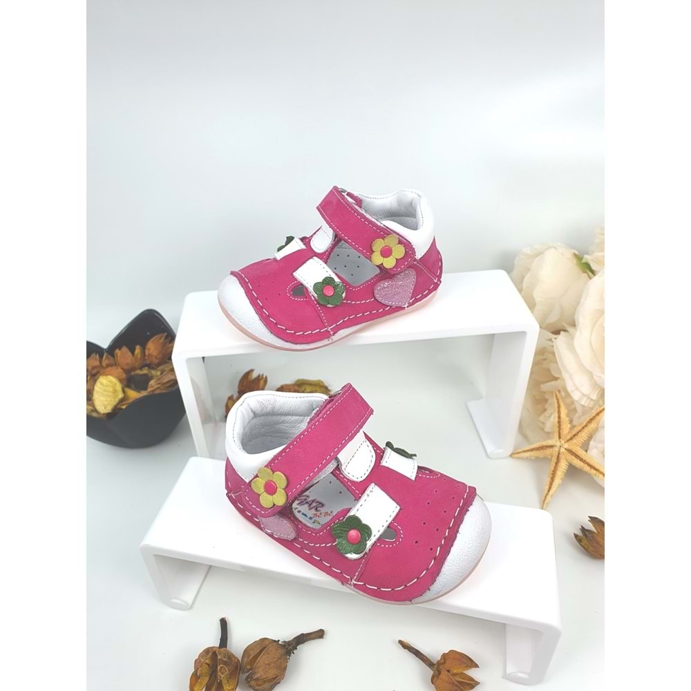 Rüzgar Bebe Hakiki Deri Çocuk Ayakkabısı - RÜZGAR BEBE - FUJYA - 19 - NKT00050-FUJYA-19