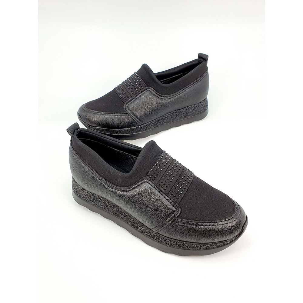 kadir ekici bayan günlük sneakers ayakkabı - siyah - 37