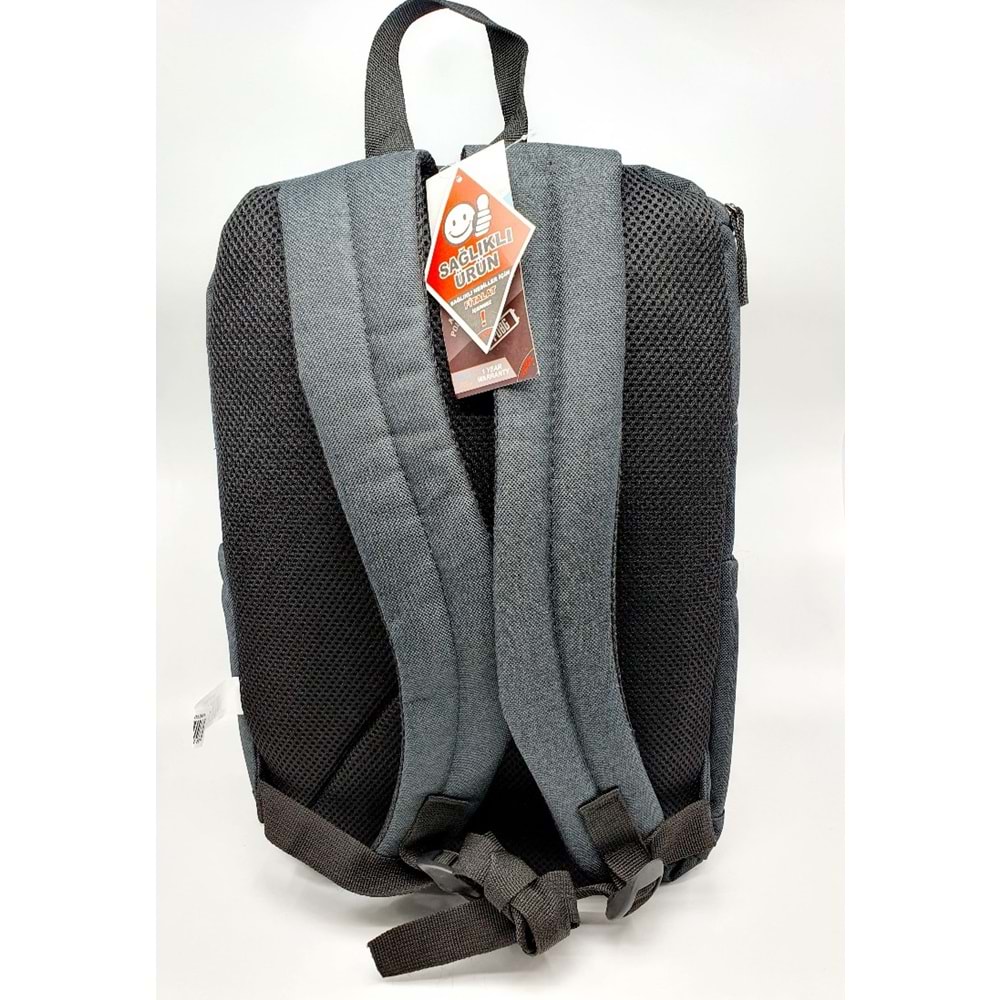 astral 1621 ortopedic sırt çantası - siyah - TEK EBAT
