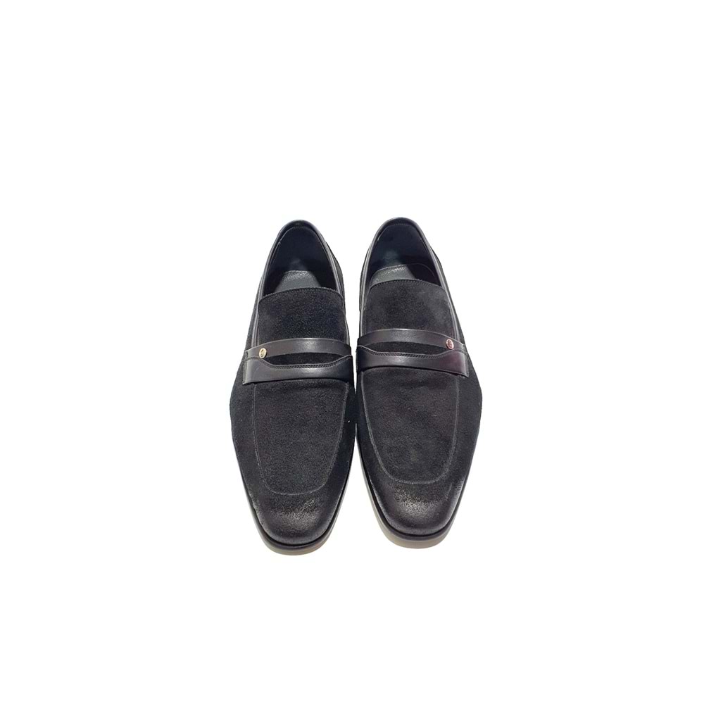 winssto hakiki deri erkek klasik ayakkabı - siyah - 41