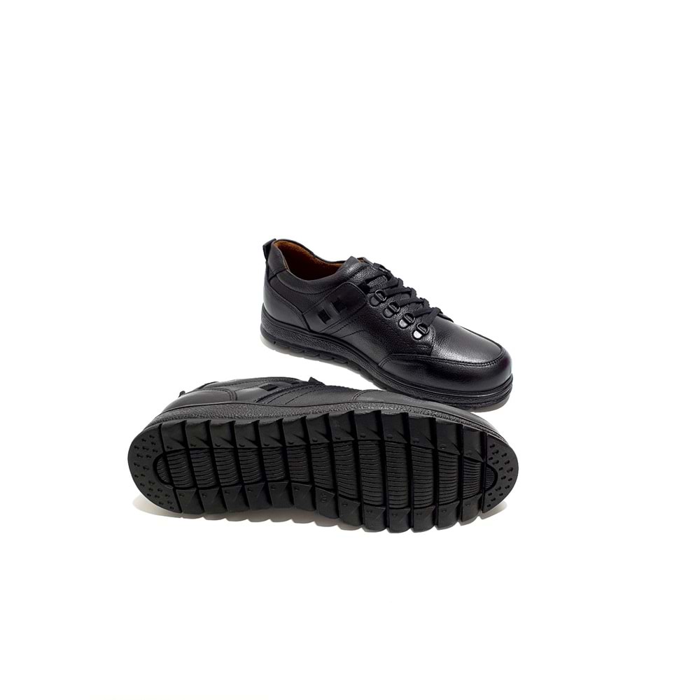 Slope Hakiki Deri Erkek Ayakkabı - siyah - 41