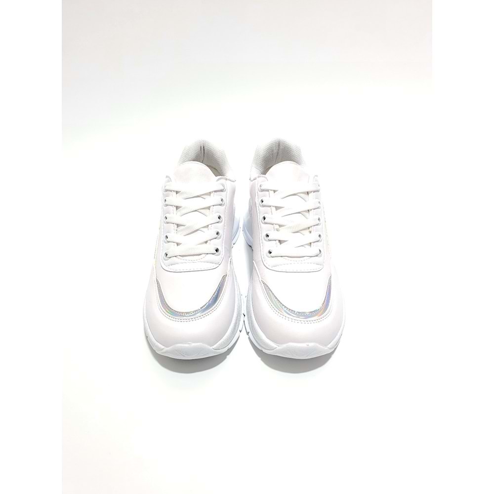 Ventes Bayan Günlük Sneakers Ayakkabı - BEYAZ - 36