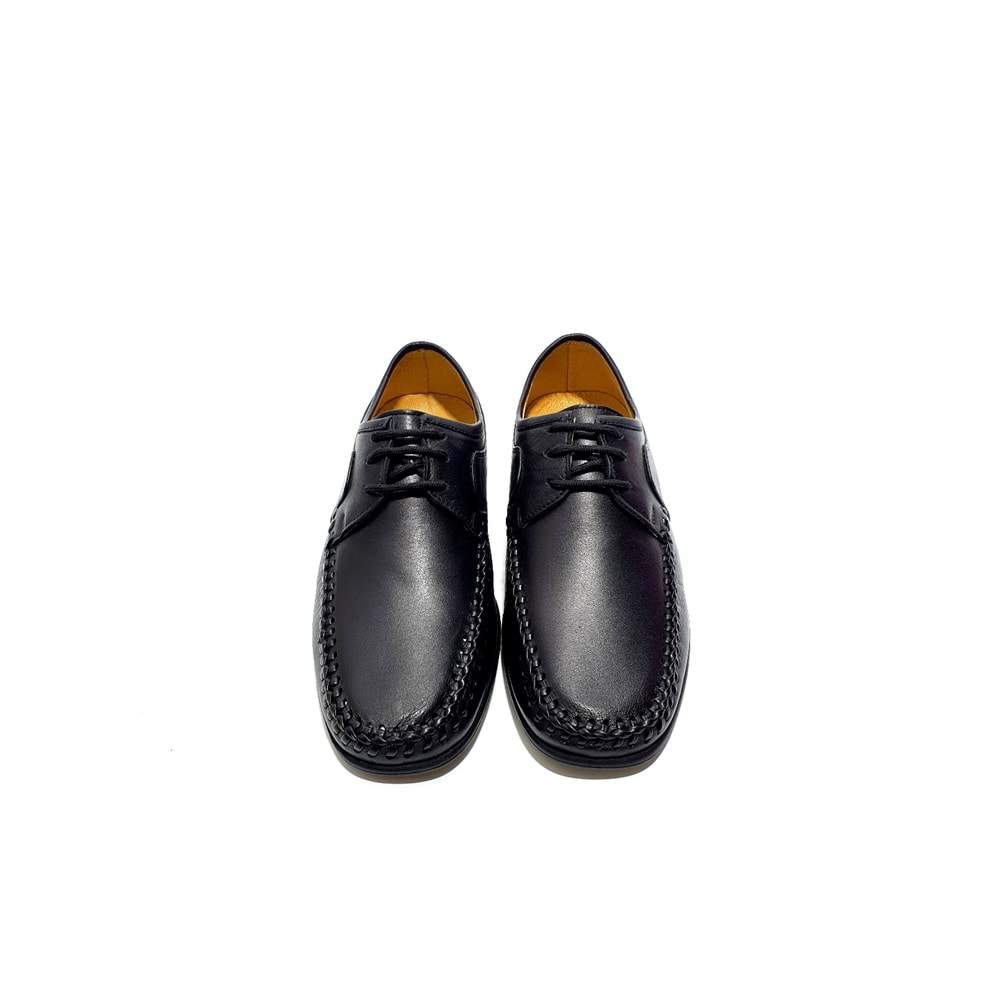Faruk Karar Hakiki Deri Erkek Ayakkabı - siyah - 40