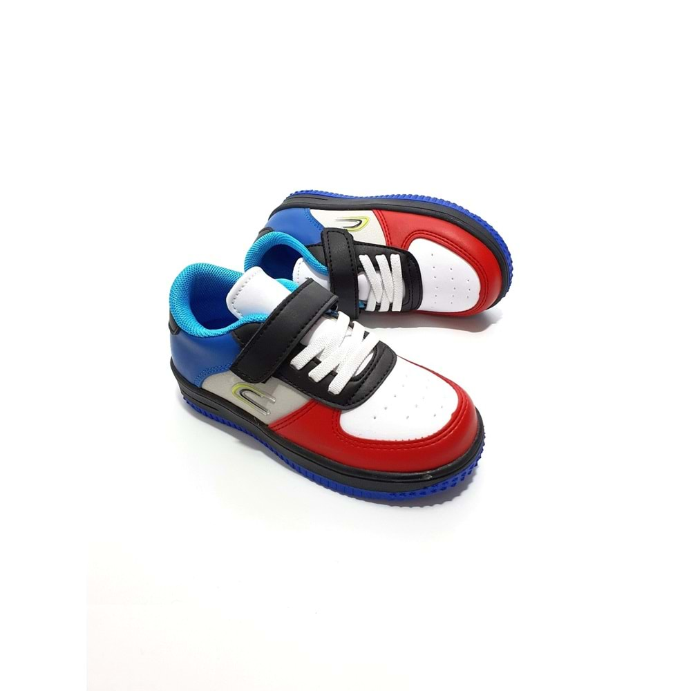 Cool Çocuk Sneakers Ayakkabı - beyaz kırmızı - 26