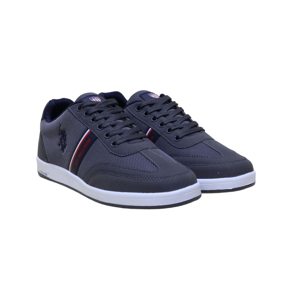 U.s. Polo Assn. Kares Sneakers Ayakkabı - gri - 40