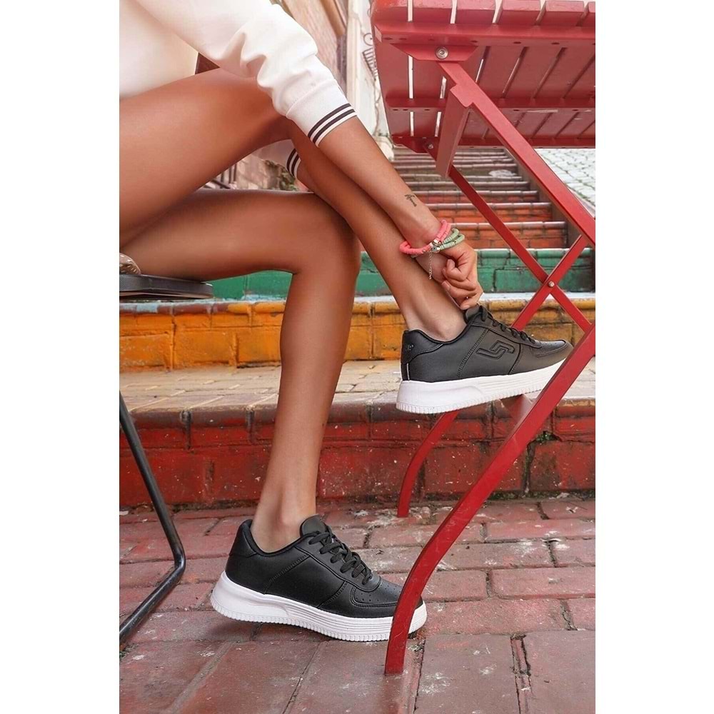 Jump 21516 Sneakers Ayakkabı - Siyah Yeni - 40
