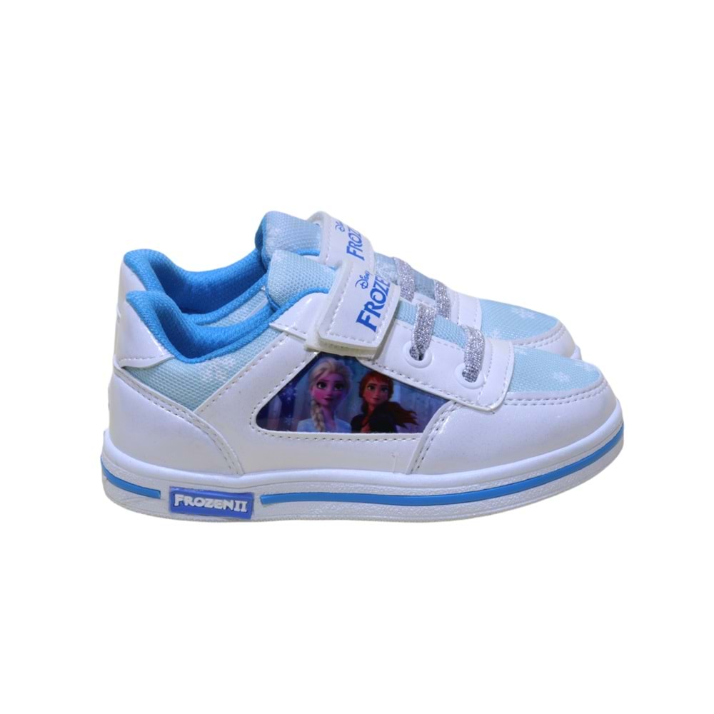 Frozen Hazel Kız Çocuk Sneakers Ayakkabı - BEYAZ - 25