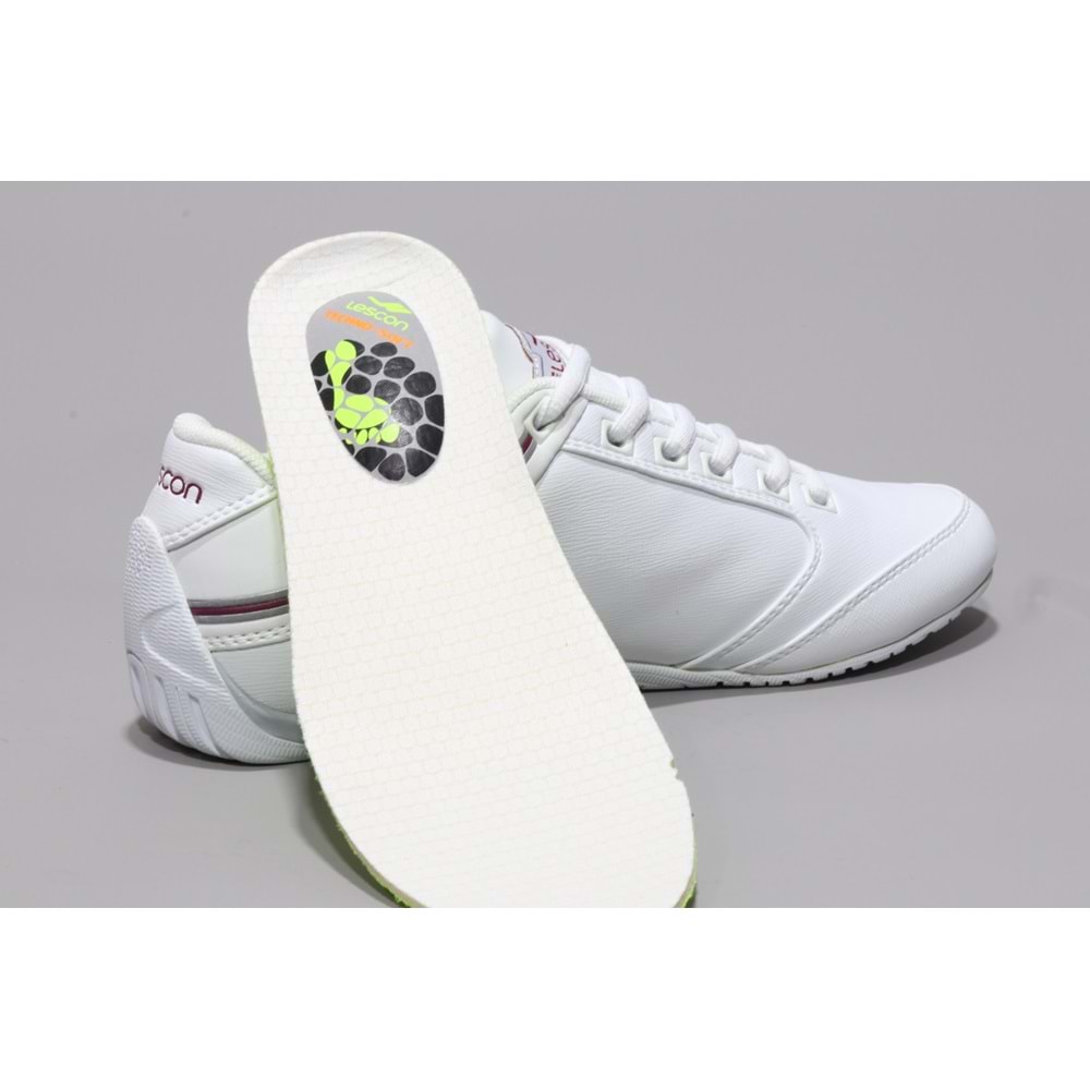 Lescon 6639 Erkek Sneakers Ayakkabı - BEYAZ - 36