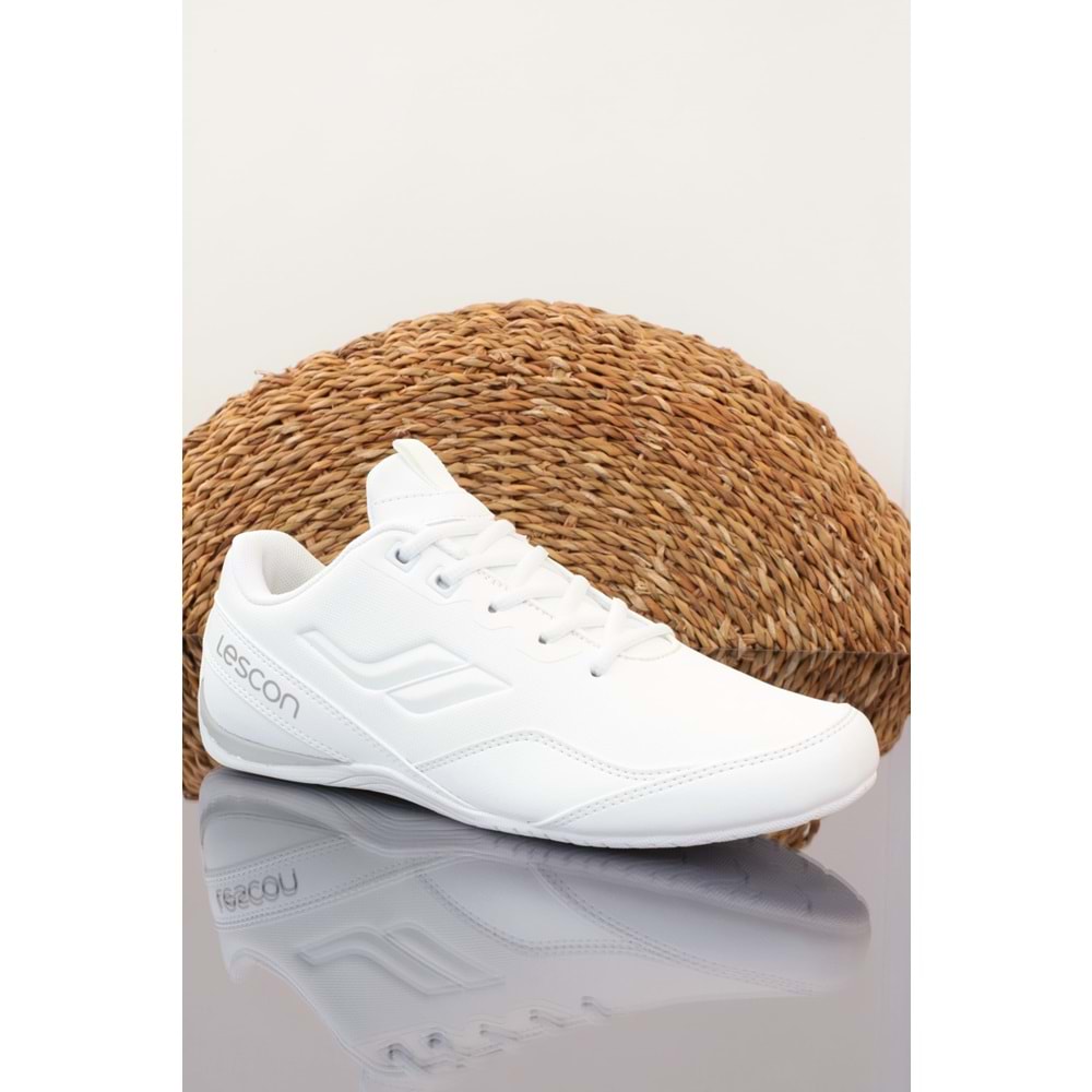 Lescon Smash Anatomik Sneakers Ayakkabı - NKT00941-Full Beyaz-40