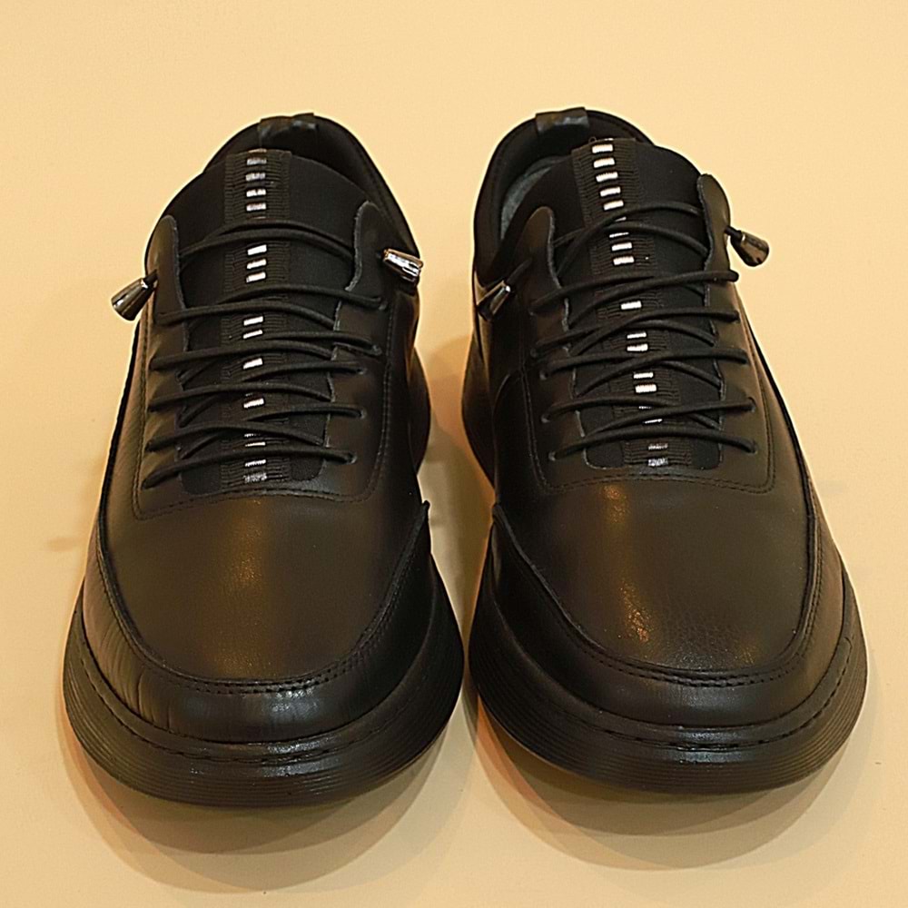 Konfores 958 Hakiki Deri Anatomik Erkek Ayakkabı - NKT00958-siyah-41