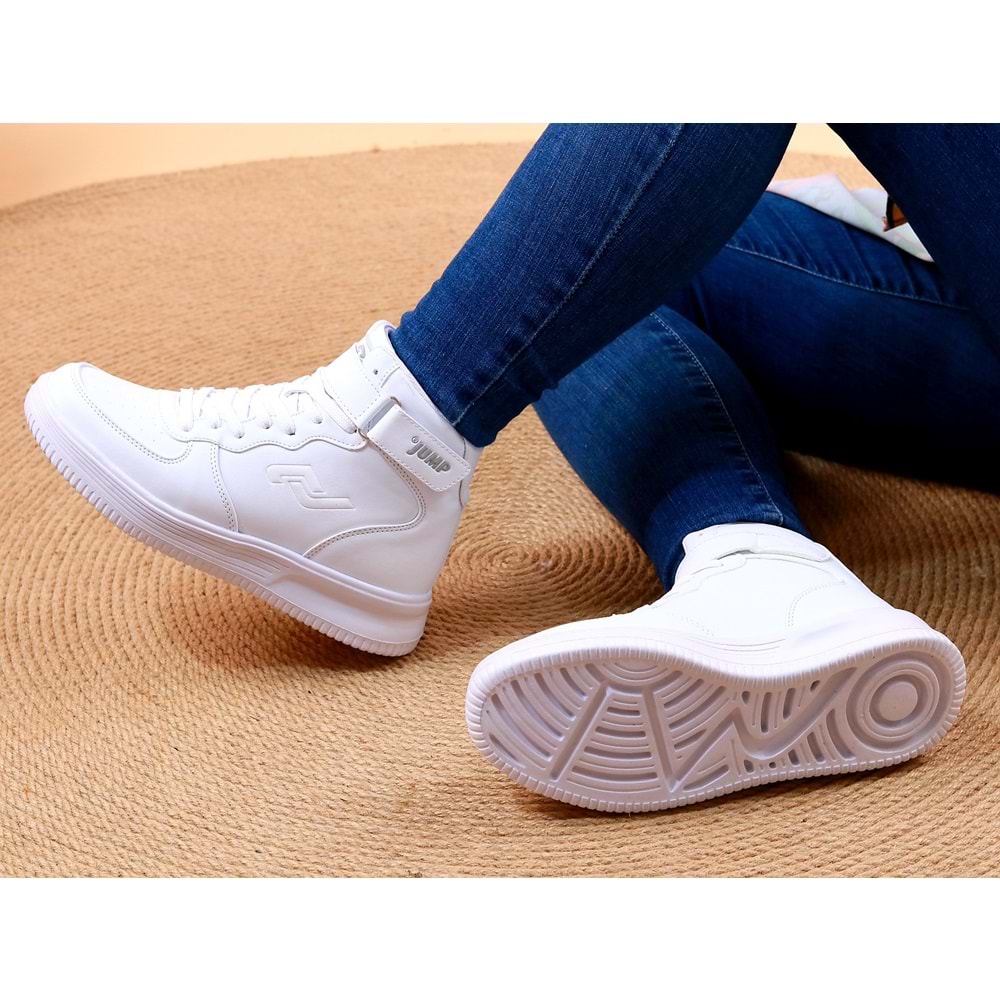 Konfores 1025 16308 Boğazlı Sneakers Ayakkabı - NKT01025-BEYAZ-37