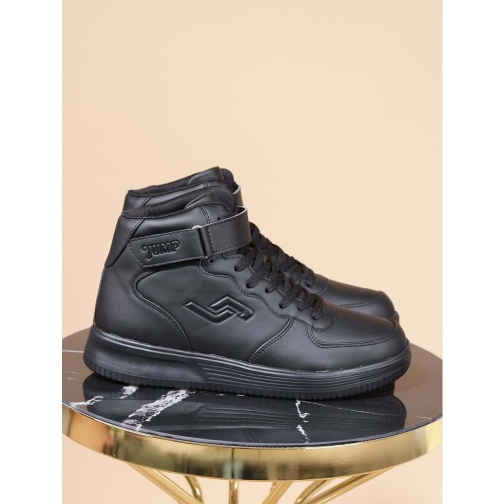 Konfores 1025 16308 Boğazlı Sneakers Ayakkabı - NKT01025-siyah-38